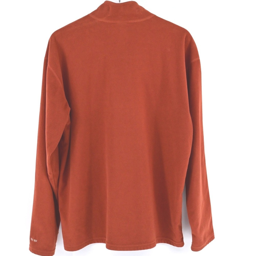 TKA 100 North Face Fleece Pullover Quarter Zip Burnt Orange University of Texas - Picture 9 of 15